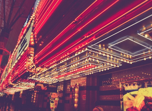 red and yellow LED lights