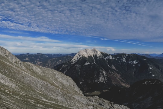 green and brown mountains under blue sky during daytime in Hochunnutz Austria