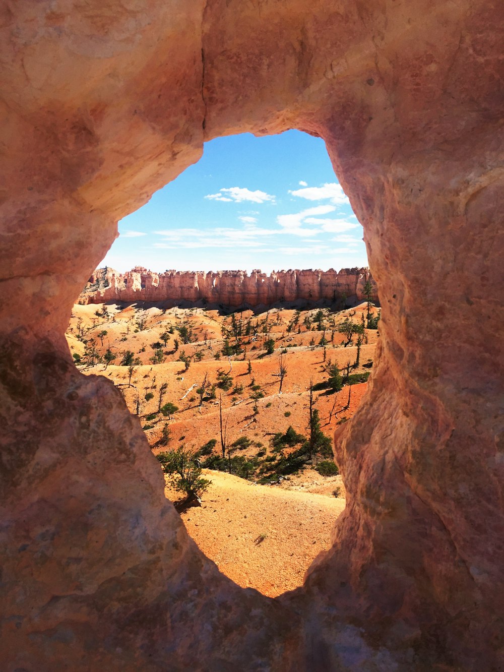 brown rock formation