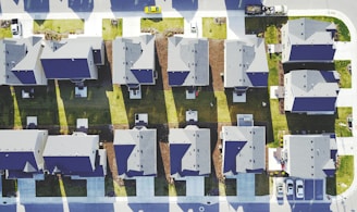 aerial photography houses