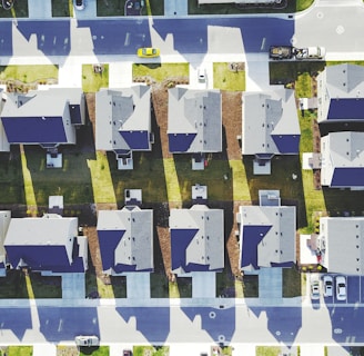 aerial photography houses