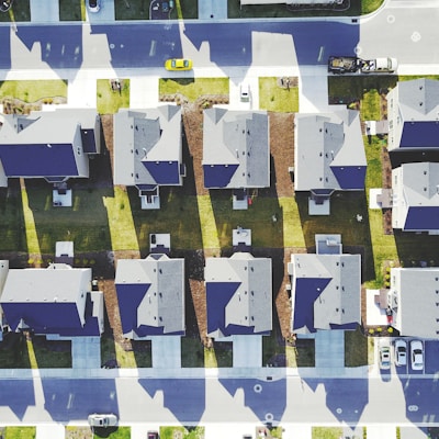 aerial photography houses