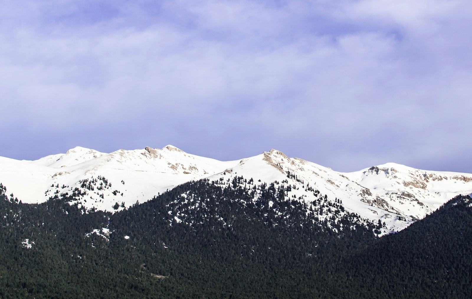 Nikon D5500 + Nikon AF-S DX Nikkor 35mm F1.8G sample photo. Mountain covered with snow photography