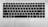 A monochrome image of a laptop keyboard featuring standard QWERTY layout. Keys include letters, numbers, and function keys as well as shortcuts such as Ctrl, Alt, and Windows key. The surface is slightly worn, indicating use. Below the keyboard, a touchpad is visible.