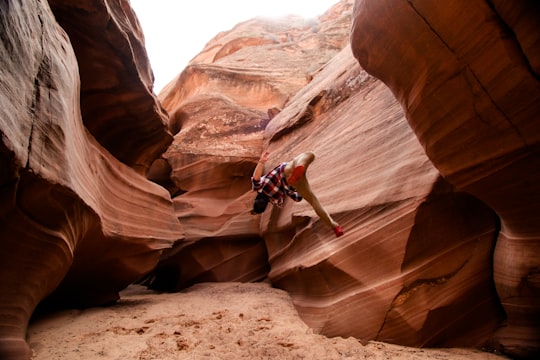 person in grand canyon during daytime in Page United States