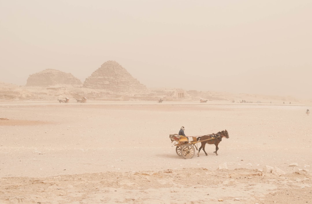 Desert photo spot Giza Necropolis Pyramid of Menkaure