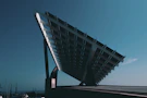 black and silver solar panel