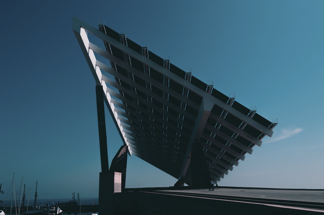 black and silver solar panel, Giant Solar Panel