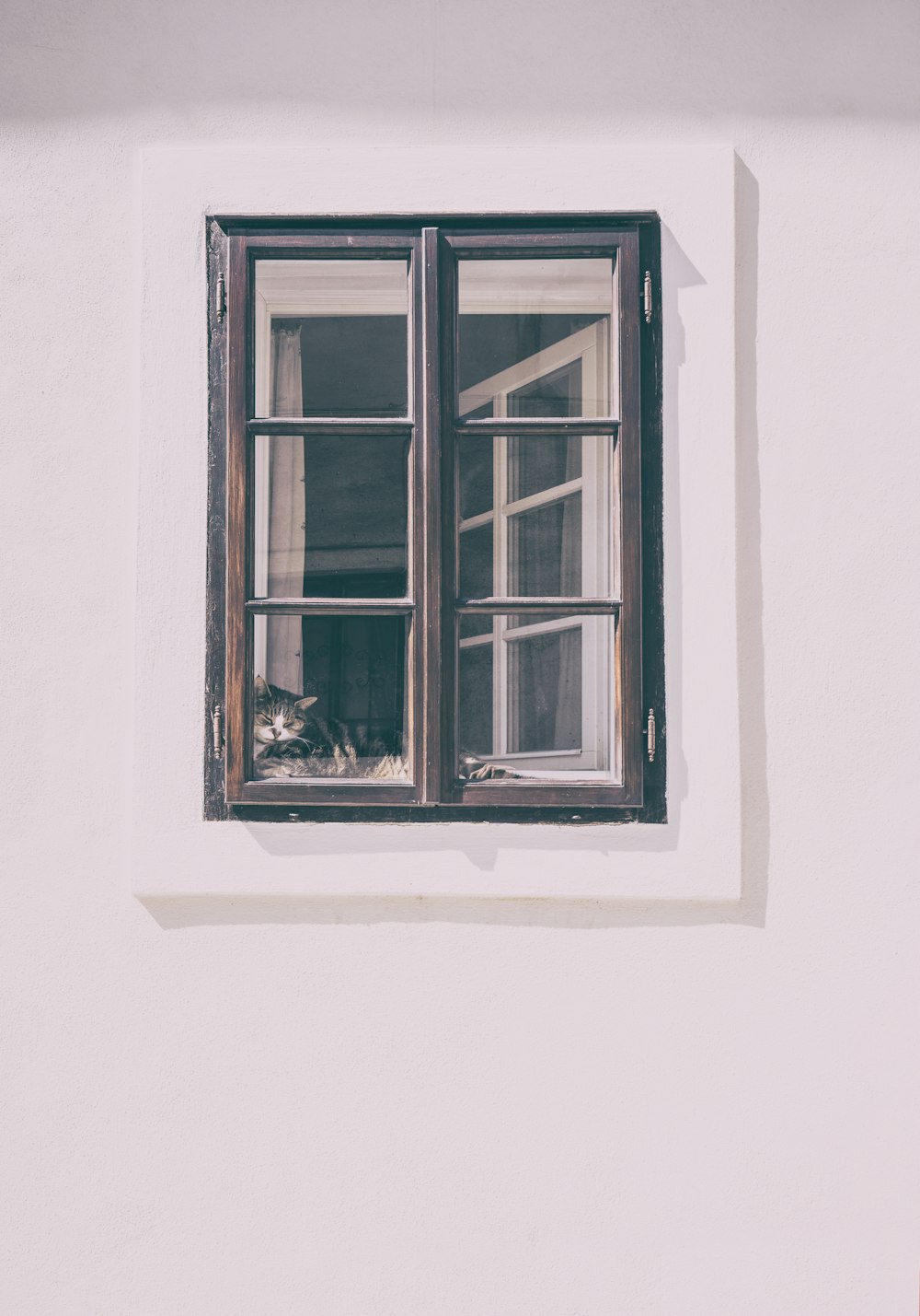 Ilustración de ventana en blanco y negro