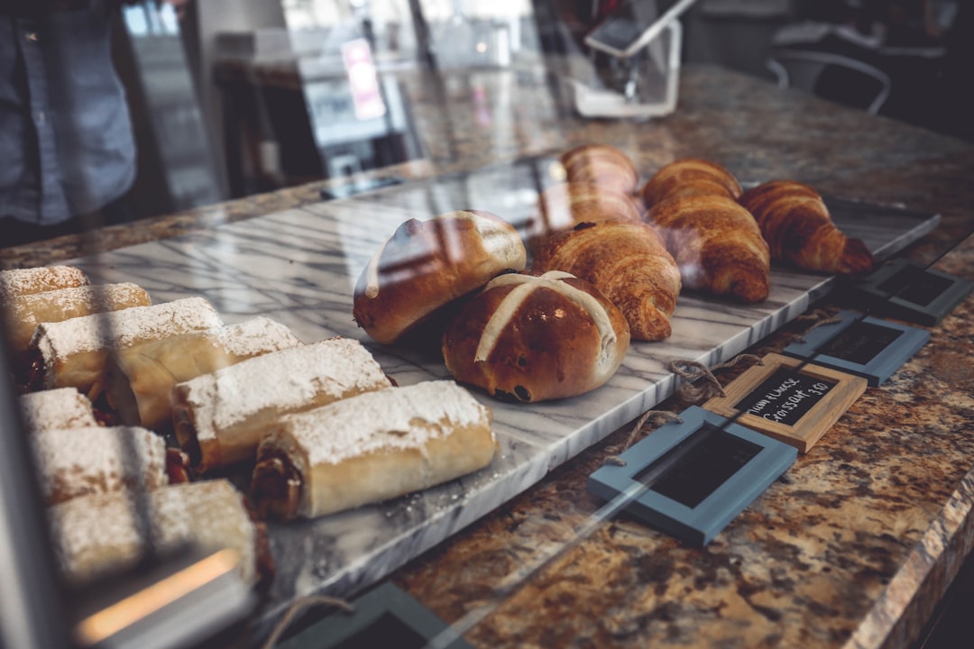 pastry lot in display counter, The Bakery