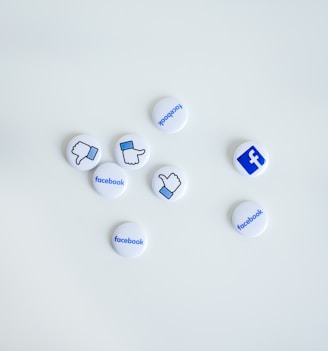 facebook button pins