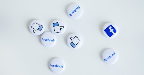 facebook button pins