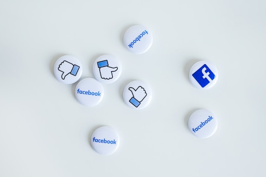 facebook button pins