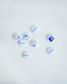 facebook button pins
