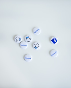 facebook button pins