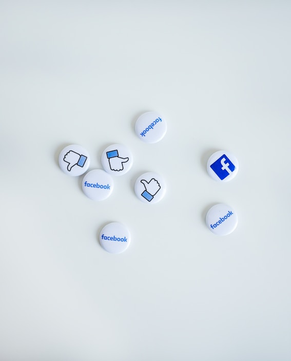 facebook button pins