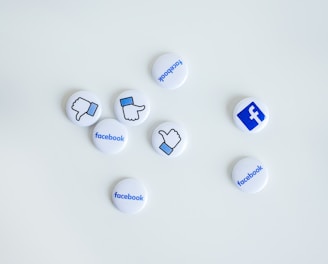 facebook button pins