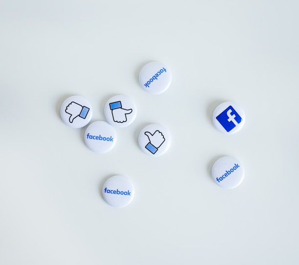 facebook button pins