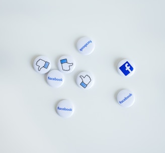 facebook button pins