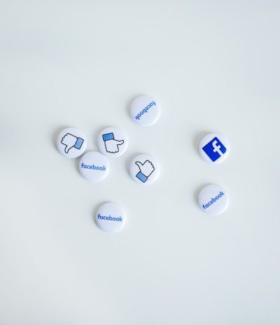 facebook button pins