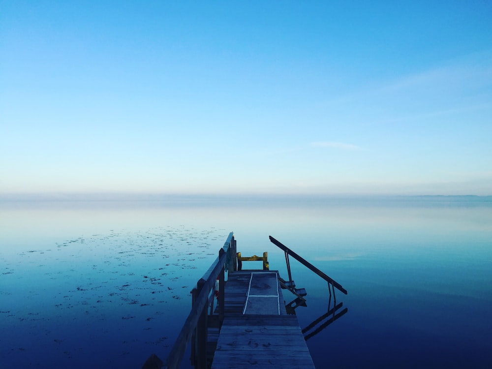 photography of calm body of water