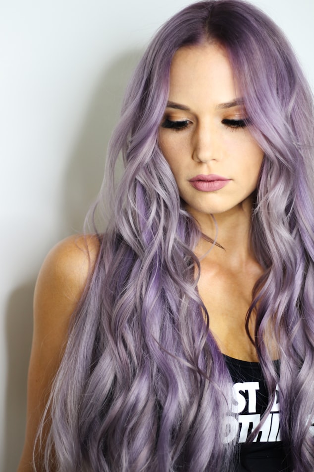 zala best bleached hairstyles for summer purple