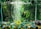 An aquarium with vibrant aquatic plants and colorful pebbles at the bottom. Air bubbles rise from a filtration system, creating a dynamic and lively underwater scene.