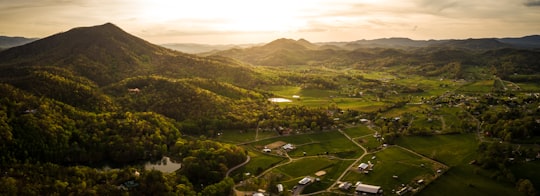 aerial photo of green field in Sevierville United States