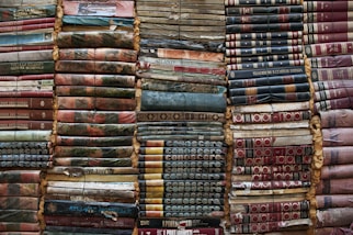 pile of books