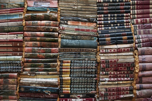 pile of books