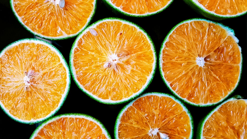 tranches de fruits à l’orange