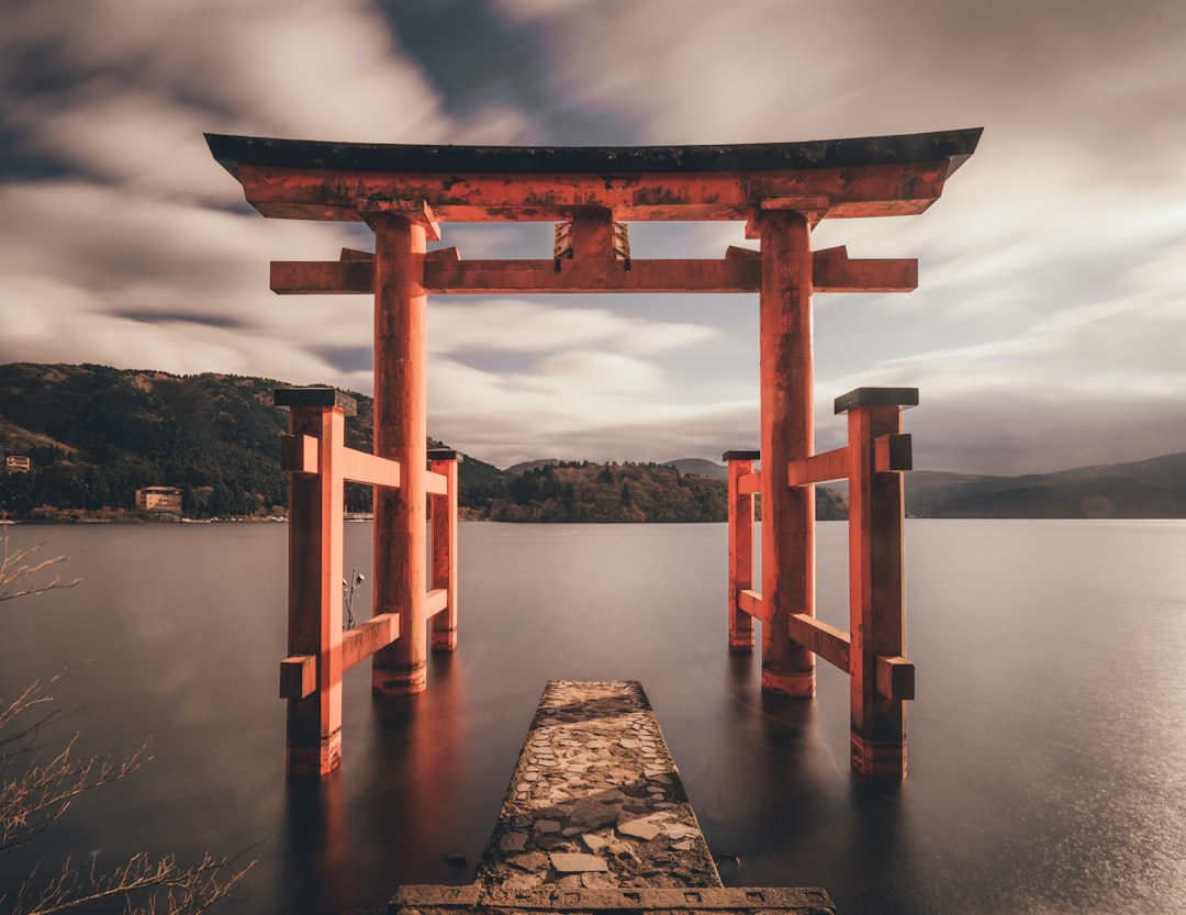 Torii Gate, Japan, Beyond this gate God resides.<p></figure>Photo taken at Hakone, Japan.