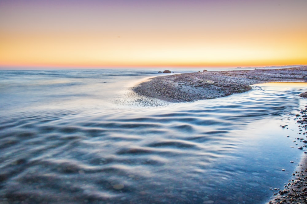 body of water near land