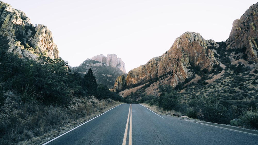 Rocky road near luxury RV park in Texas