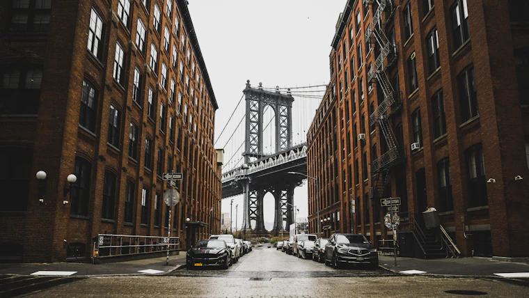 The Manhattan Bridge from DUMBO