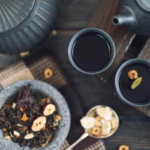 photo of teacup with coffees