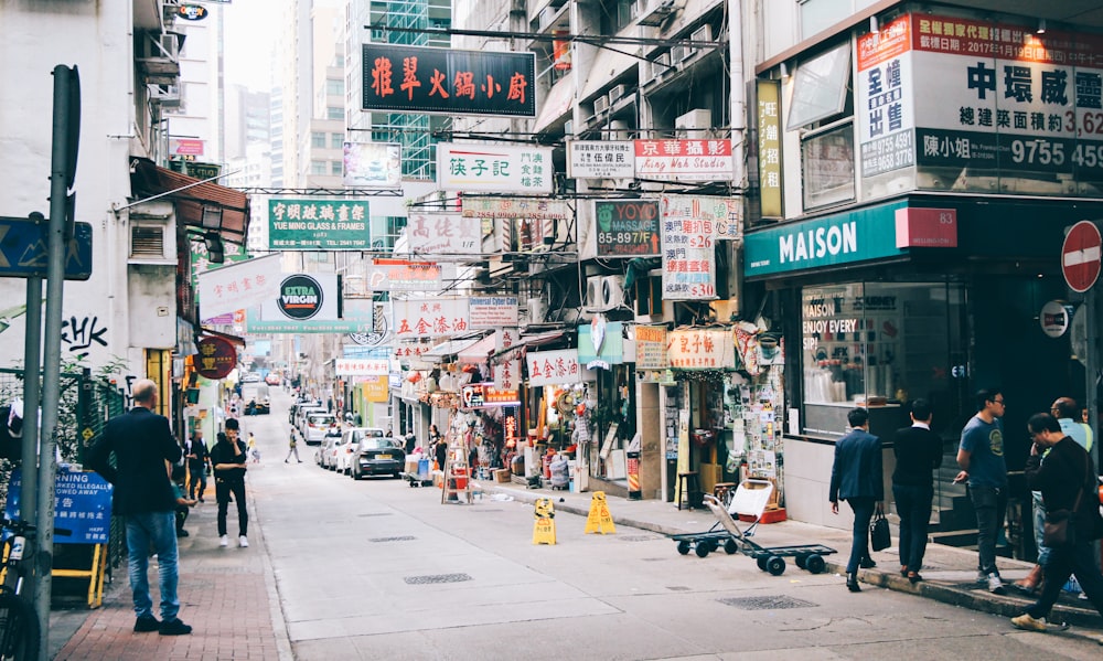 people on sidewalk during daytime