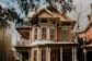 beige 2-story house