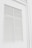 White louvered shutters set in a wall, with a clean, minimalist design. The shutters have horizontal slats that are evenly spaced.