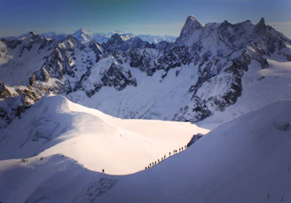Unsupported ski across crevasse fields in Antarctica during the Triple Crown expedition
