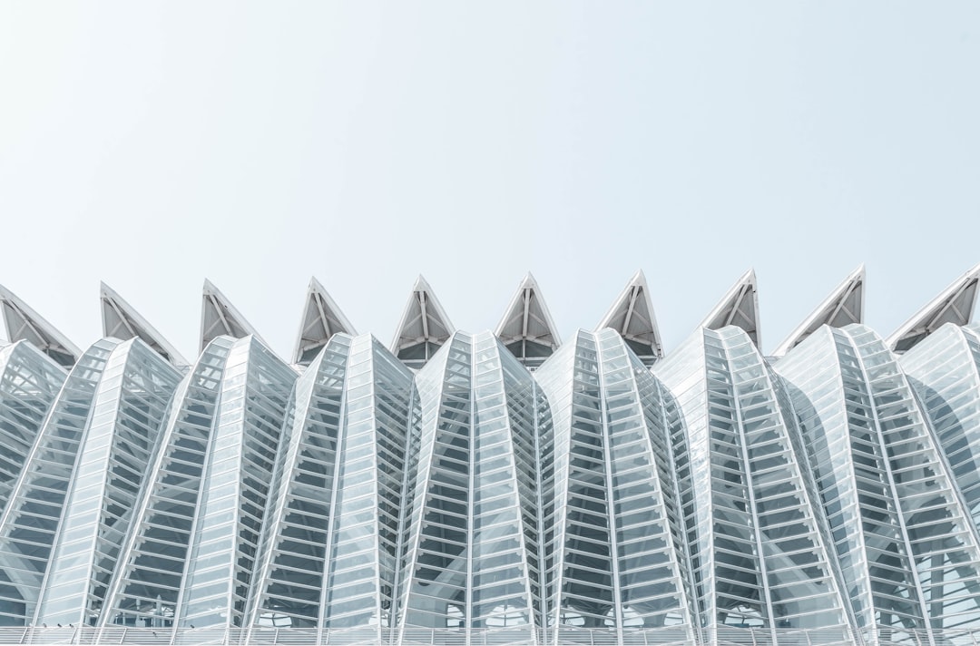 curtain wall building under clear sky