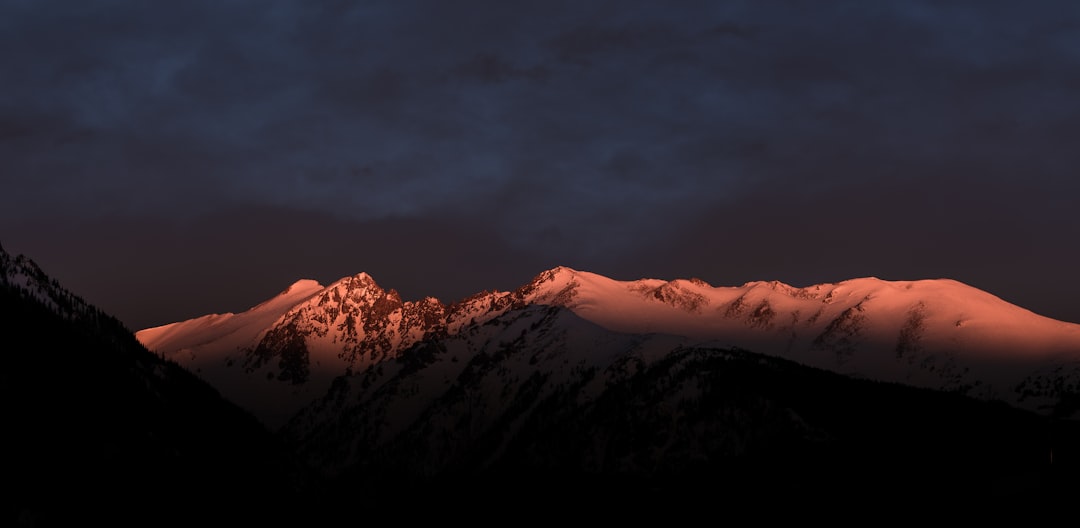 landscape photograph of mountain alps