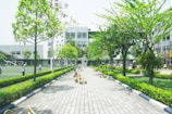 A vibrant outdoor space for recreational therapy activities.