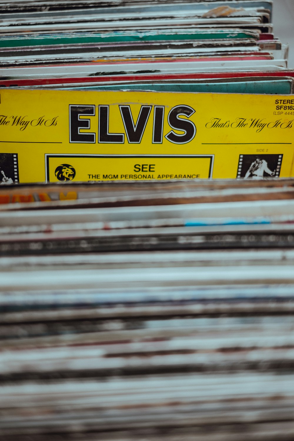 Pochette en vinyle Elvis