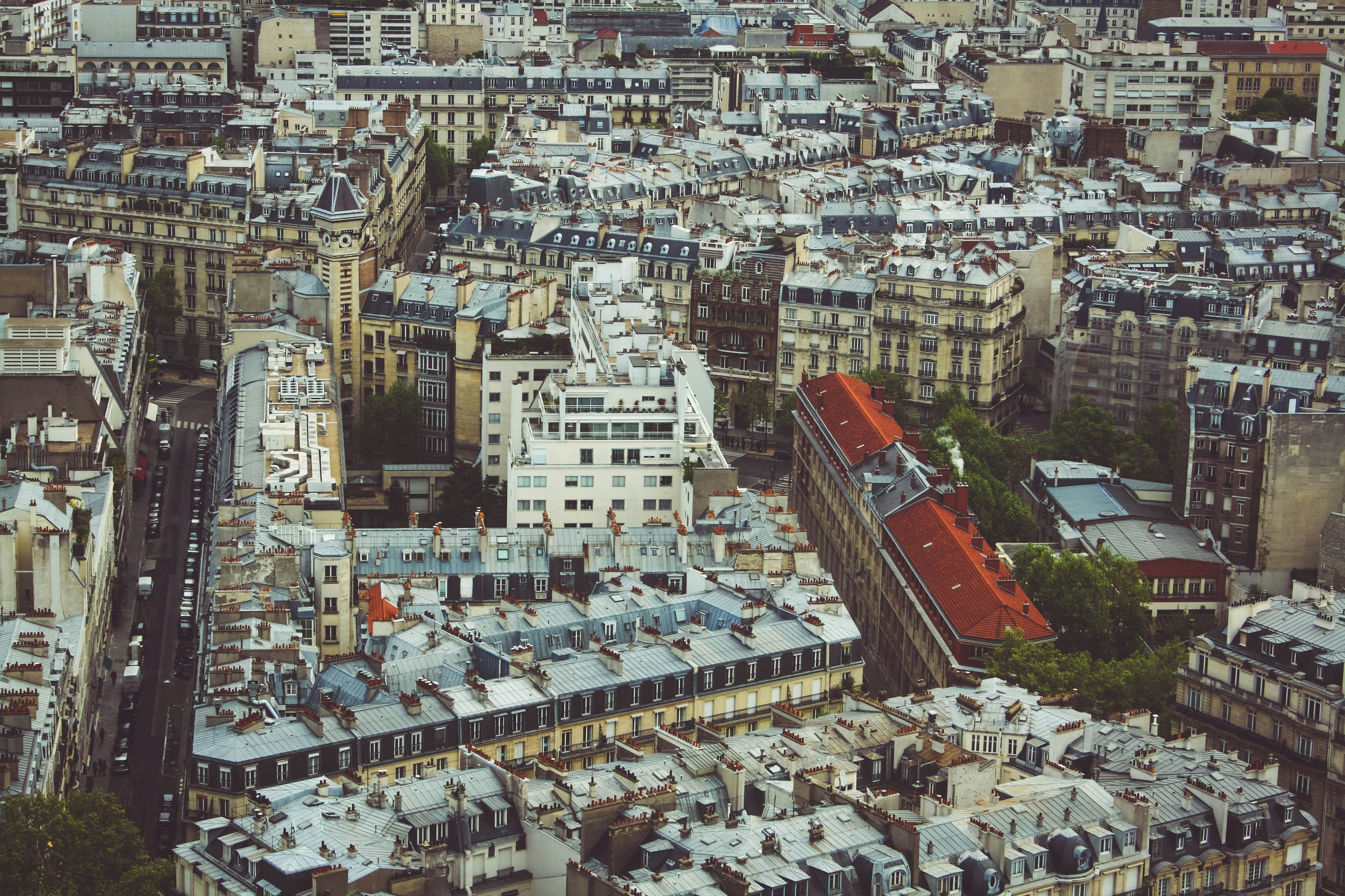 Paris buildings and streets
