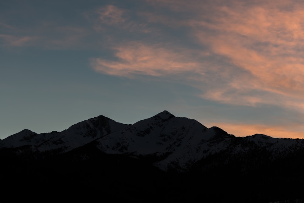 landscape photo of a mountain