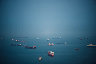 A global map highlighting key procurement hubs connected by smooth trade routes and cargo ships.