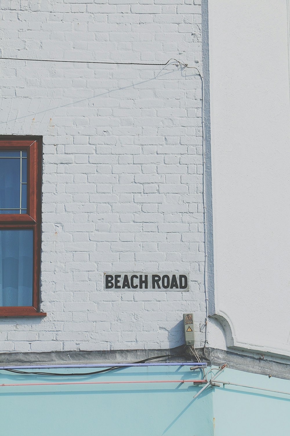 Signalisation du chemin Beach pendant la journée