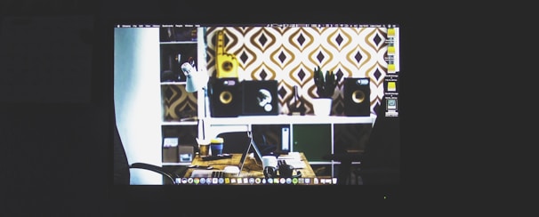 A sleek desktop screen displaying various Windows utility icons arranged neatly.