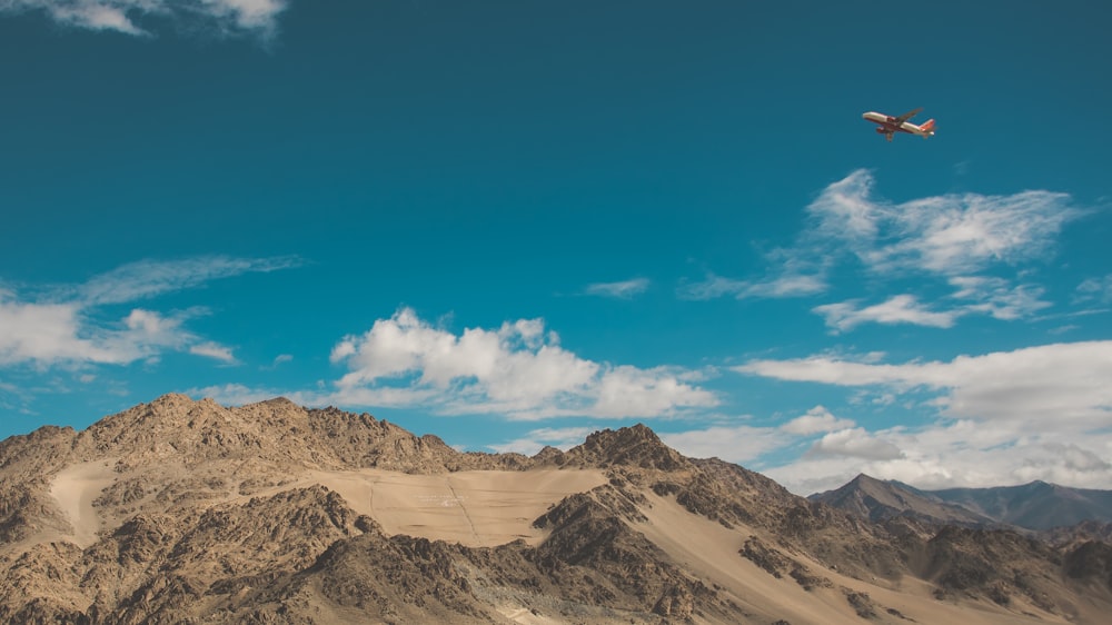 aerial view of mountain during daytime